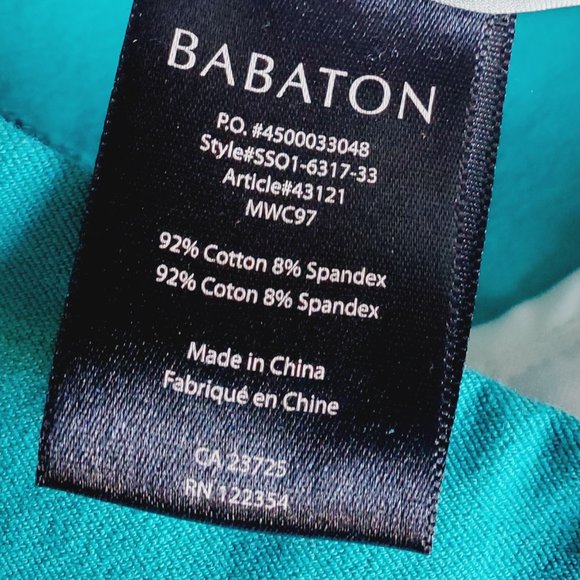 ARITZIA BABATON Emerald Green Cropped Pants - Picture 6 of 7